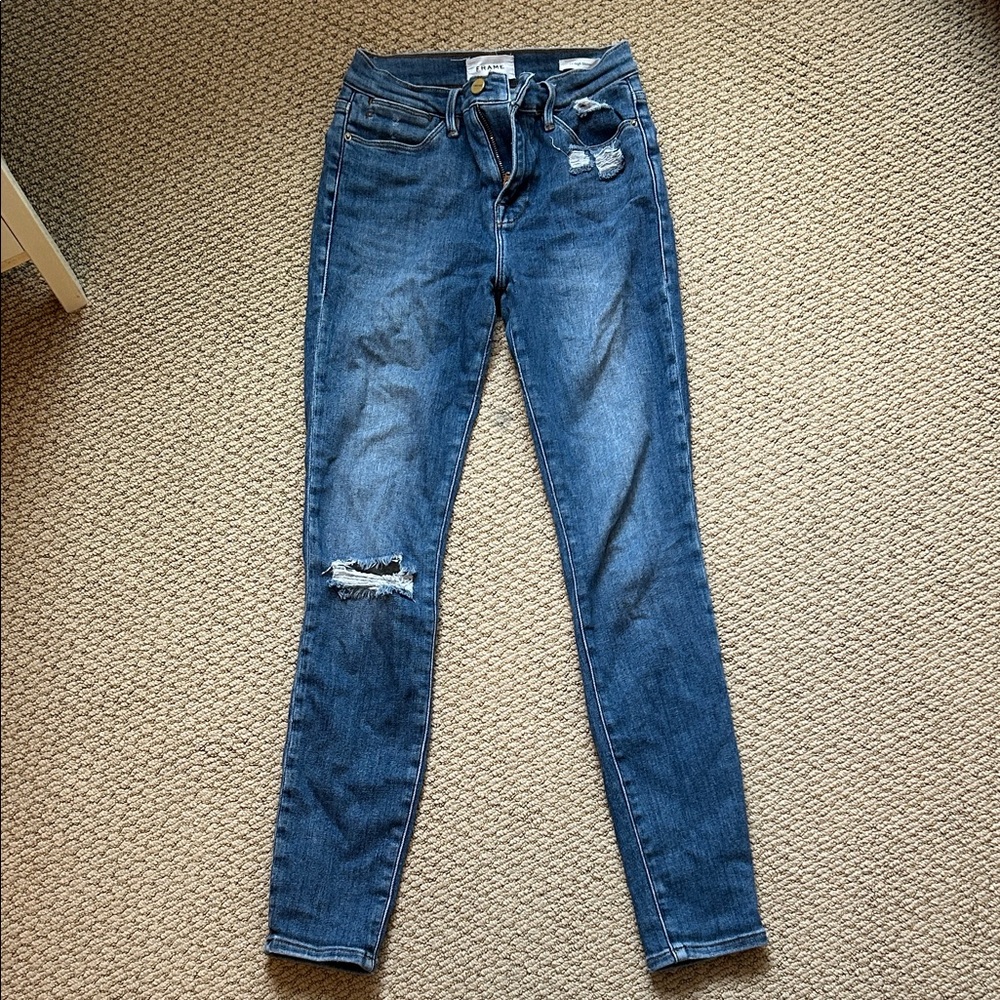 FRAME Denim Le High Skinny Jeans